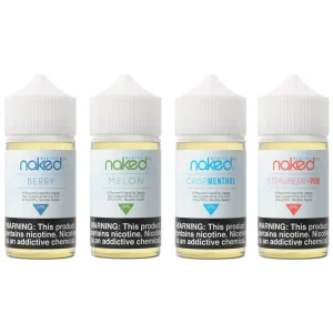 Naked 100 Menthol 4 Bottle Bundle - Breazy