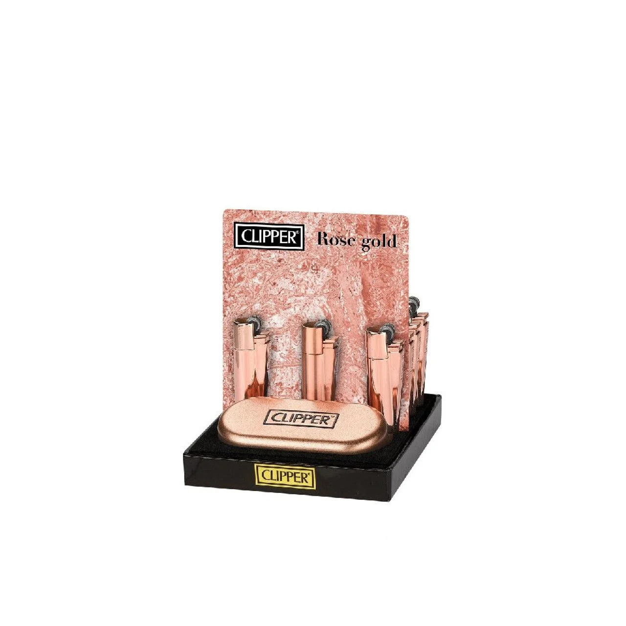 Clipper (DSPLY 12pc)(Lighter) CMP11 Metal Flint