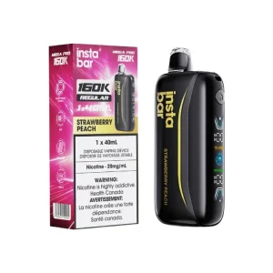 Insta Bar Mega Pro 160K - Strawberry Peach Disposable Vape