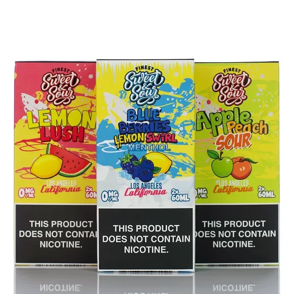 The Finest E-Liquid Sweet & Sour - No Nicotine Vape Juice - 120ml (DISCONTINUED)