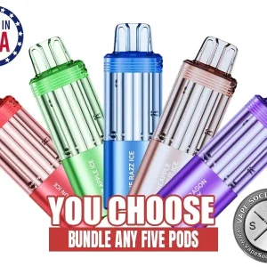 [5-Pack] USA Built Foger Switch Pro 30K Disposable Pods Bundle