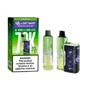 Lost Mary Nera Full View Kit 70K 5% Rechargeable Disposable
