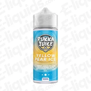 Pukka Juice Yellow Pear Ice 70/30 100ml Shortfill Vape Juice