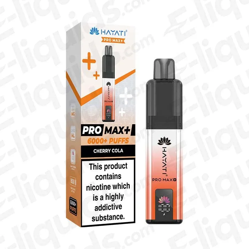 Hayati Pro Max 6K Cherry Cola Prefilled Pod Kit