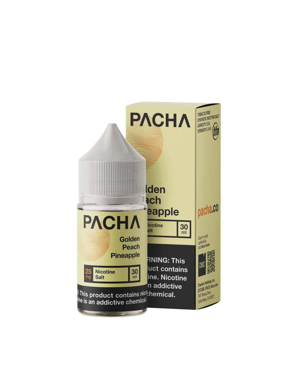 Golden Peach Pineapple SALT - Pachamama - 30mL