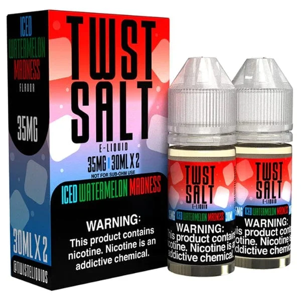 ICED Watermelon Madness/Red 0° SALT - Twist E-Liquids - 60mL