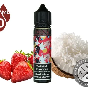 Strawberry Coconut Refresher Fruitia Fresh Farms E-Liquid 60ml