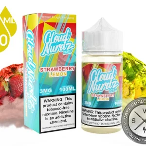 Strawberry Lemon Iced CLOUD NURDZ 100ml