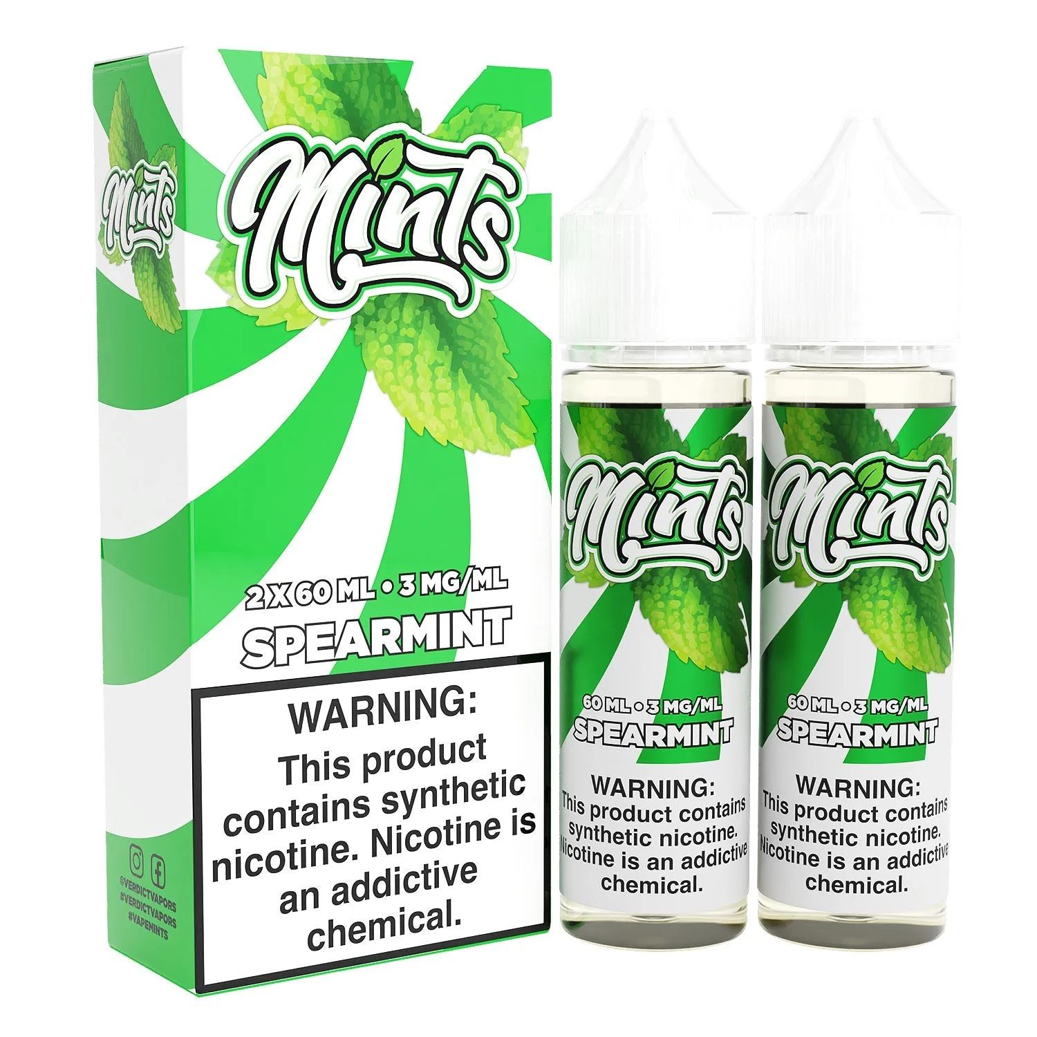 Spearmint by Mints Series 2x 60mL