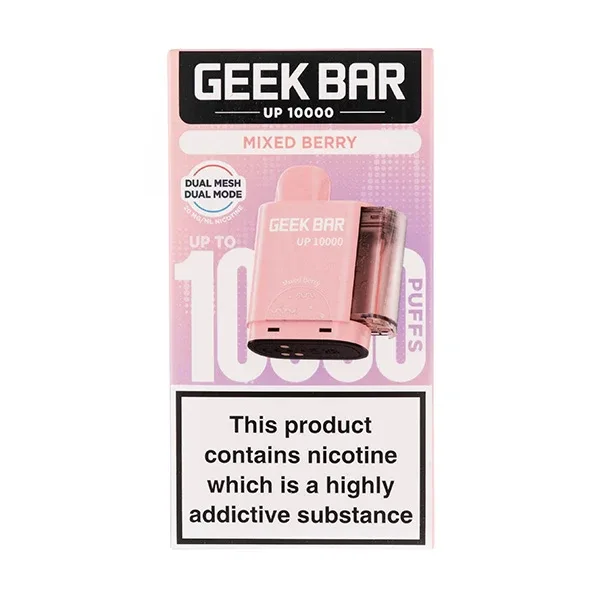 Mixed Berry UP 10000 Prefilled Pod + Refill by Geek Bar