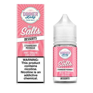 Strawberry Meringue Dinner Lady TFN Salts 30mL