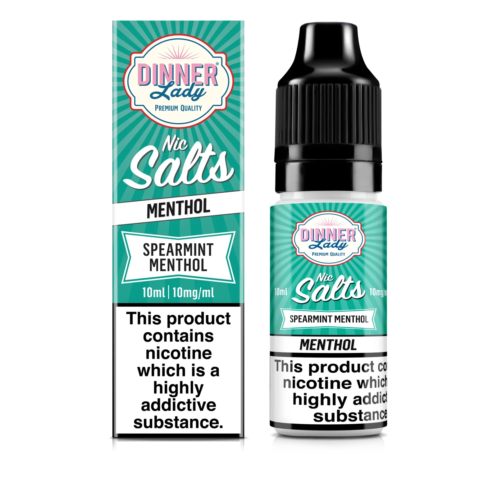 Dinner Lady - Spearmint Menthol Nic Salt E-Liquid - Image 2