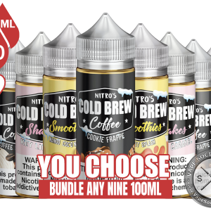 Nitro's Cold Brew E-Liquid Bundle 9x100ml (900ml)