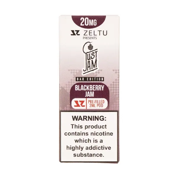 Blackberry Jam X3 Just Jam Prefilled Pods by Zeltu