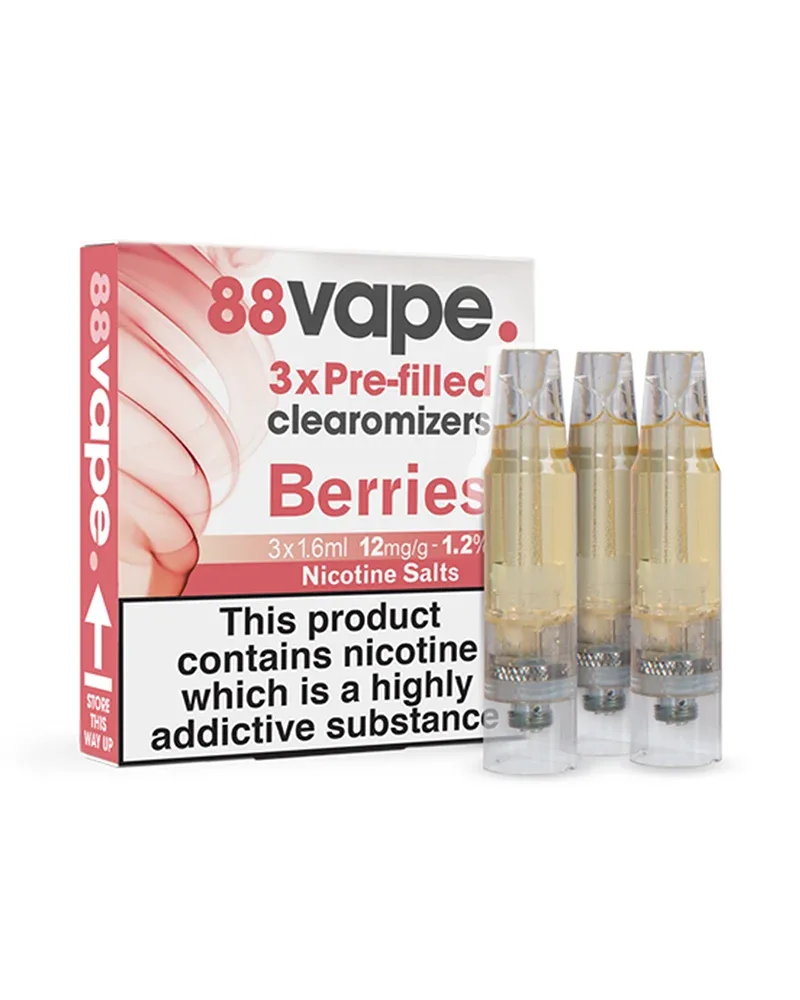 Berries Pre-Filled Clearomizers (x3)