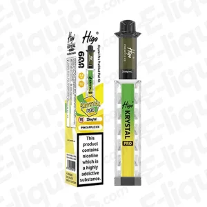 Higo Krystal Pro 600 Pineapple Ice Prefilled Pod Kit