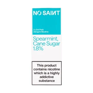Spearmint Cane Sugar Prefilled Pods by No Saint