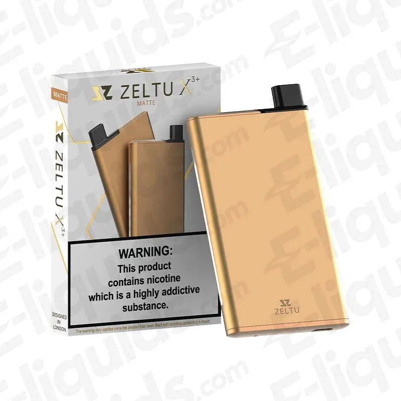 Zeltu X3 Burnt Gold Matte Pod Kit
