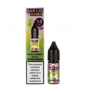 Sour Cherry Apple Nic Salt E-Liquid by Zeus Juice Bar Liq