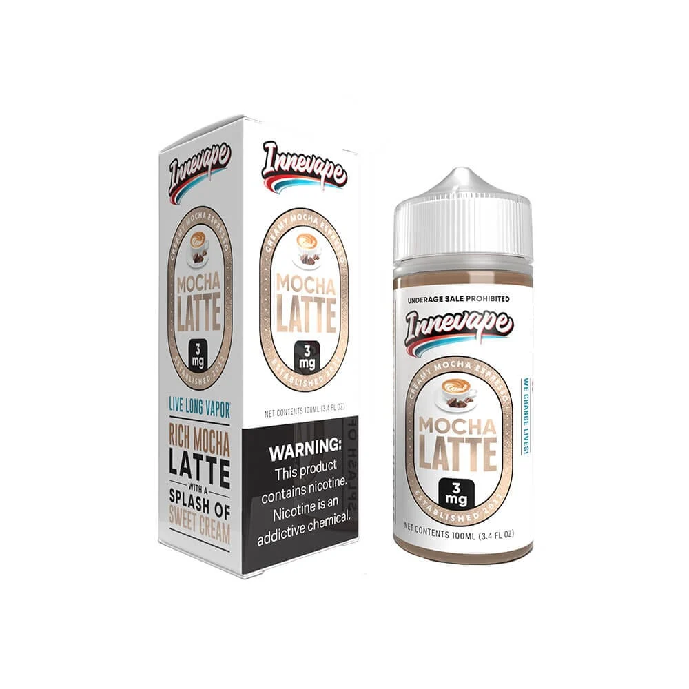 Mocha Latte by Innevape Series E-Liquid 100mL (Freebase)