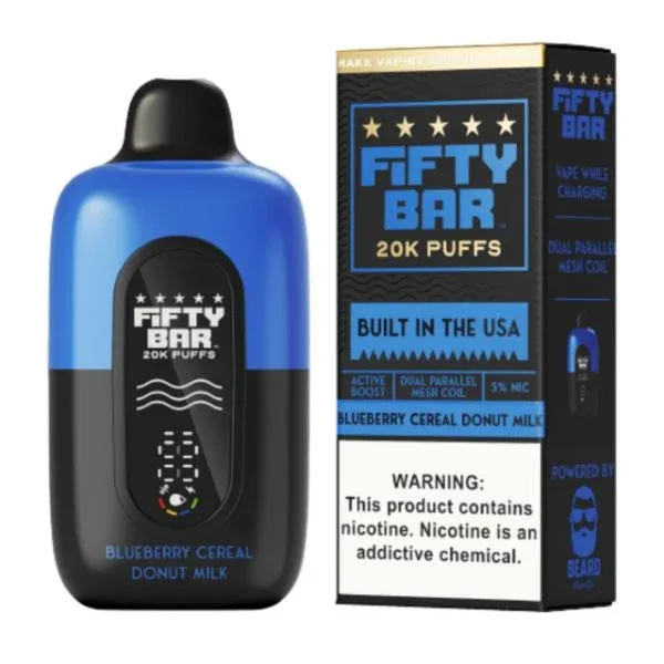 Fifty Bar V2 20000 Puff Disposable (Texas Compliant) - Image 2