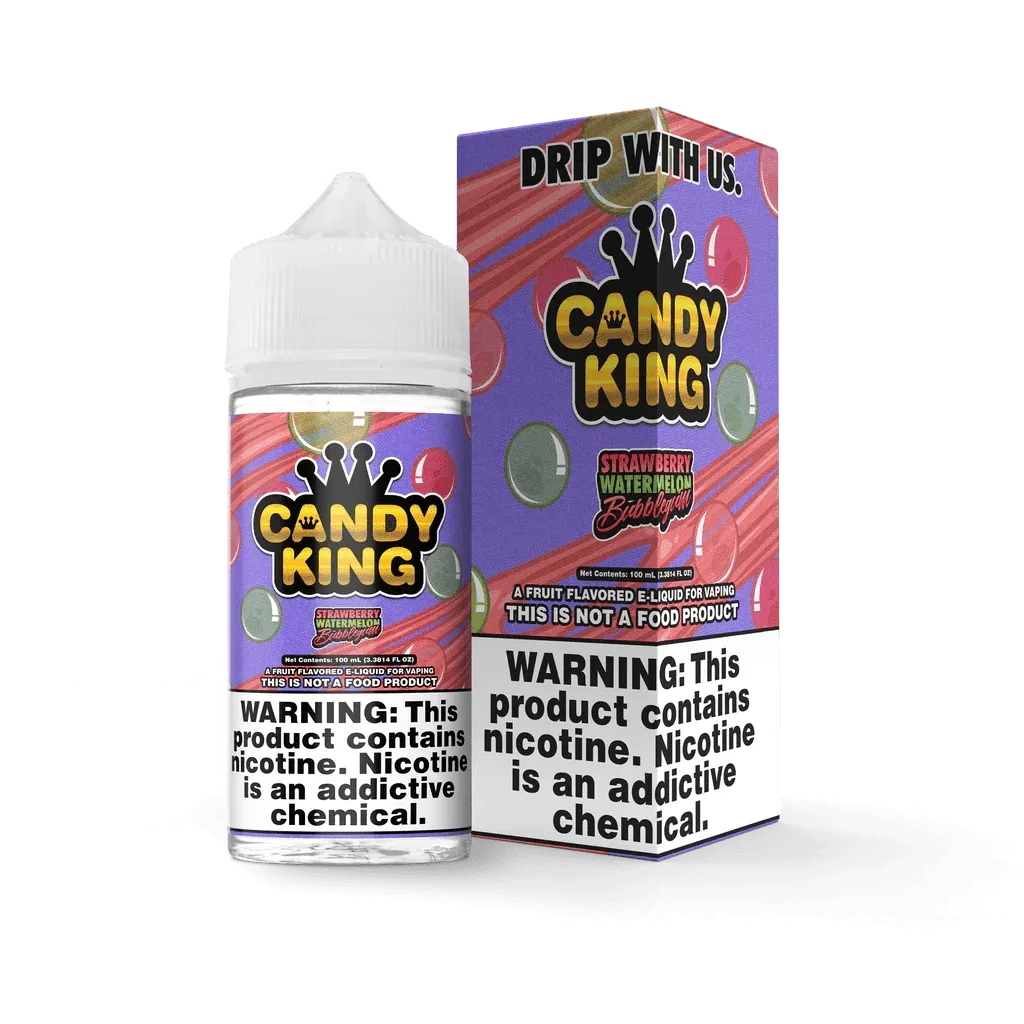 Strawberry Watermelon Bubblegum - Candy King - 100mL