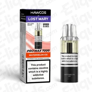 HAWCOS x Lost Mary Pro Max 7000 Watermelon Ice Prefilled Pod