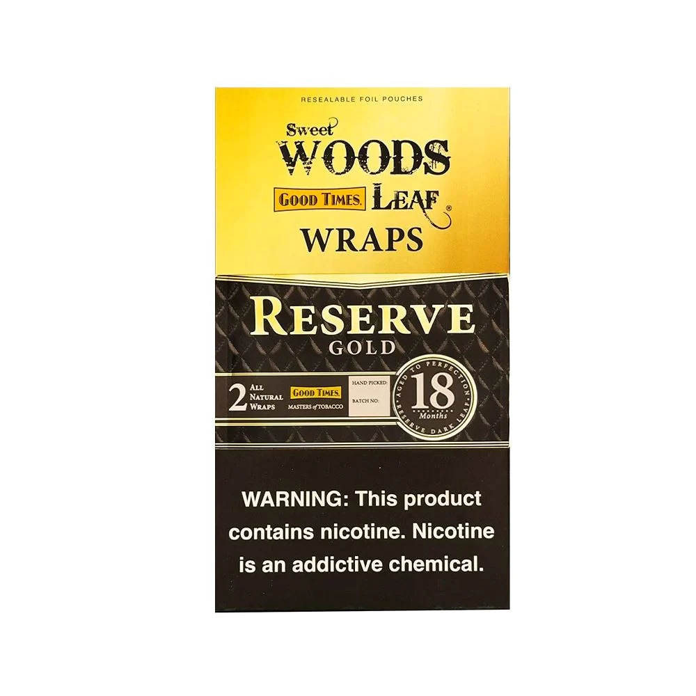 Sweet Woods Good Times Leaf 18 Month Aged Wraps 2-Pack (50ct Display Box)