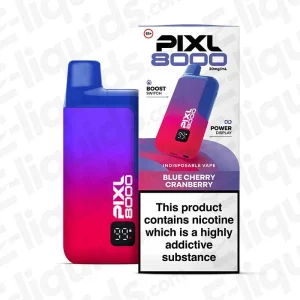 PIXL 8000 Blue Cherry Cranberry Prefilled Pod Kit