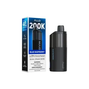 ALLO NUUD 200K Disposable Vape - Blue Raspberry