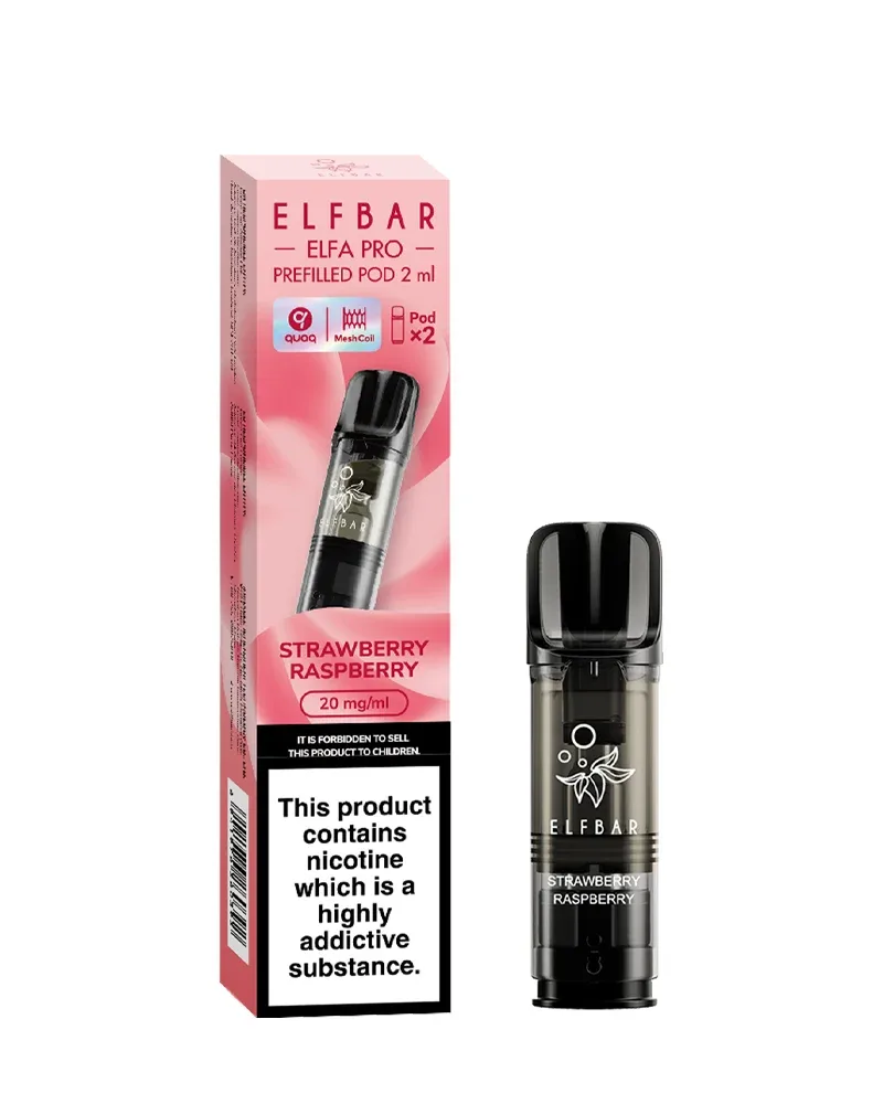Strawberry Raspberry Elf Bar Elfa Pro Pods (x2) - Image 2
