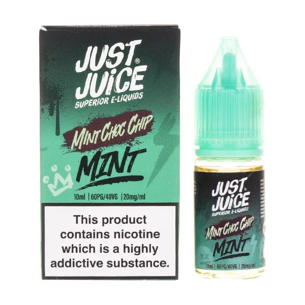 Choc Chip Mint Nic Salt E-Liquid by Just Juice