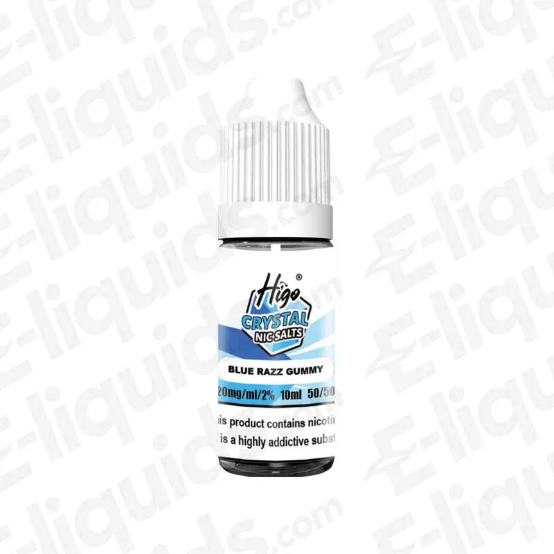 Higo Blue Razz Gummy Crystal Nic Salt - Image 2