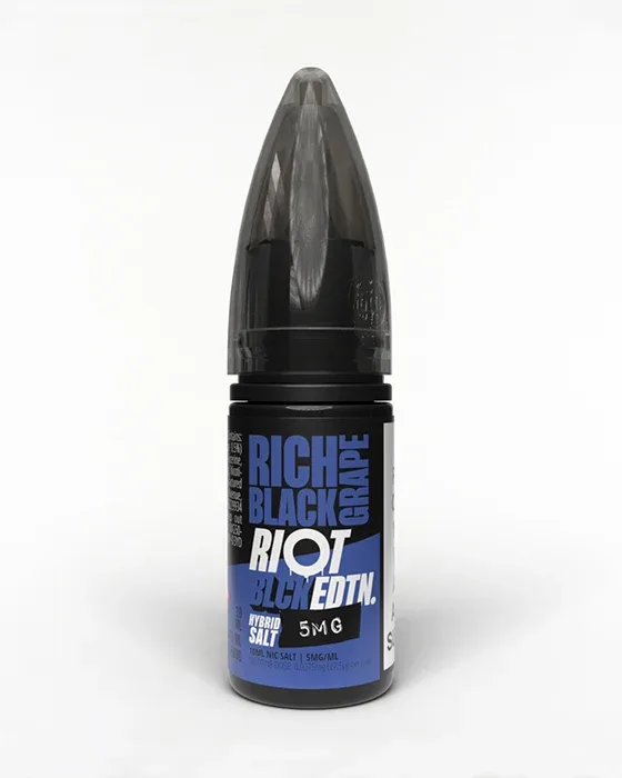 Rich Black Grape Hybrid Salt E-Liquid - Riot Black Edition - Image 2