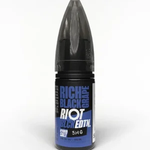 Rich Black Grape Hybrid Salt E-Liquid - Riot Black Edition