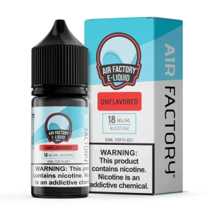 Unflavored SALT - Air Factory E-Liquids - 30mL