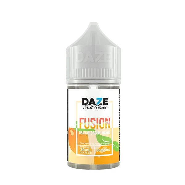 Orange Cream Mango 7Daze Fusion Series Salt Nic E-Juice 30mL
