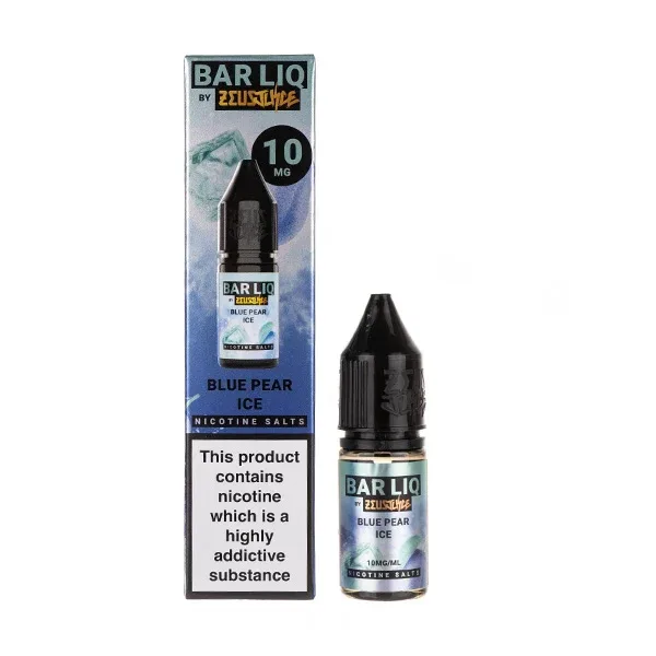 Blue Pear Ice Nic Salt E-Liquid by Zeus Juice Bar Liq
