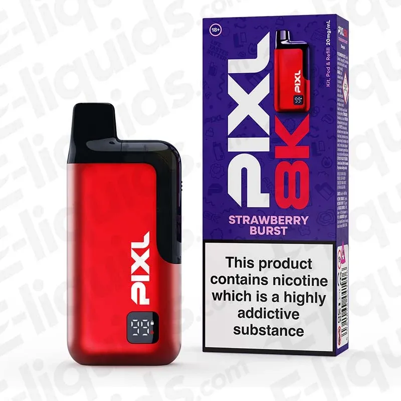 PIXL 8000 Strawberry Burst Prefilled Pod Kit