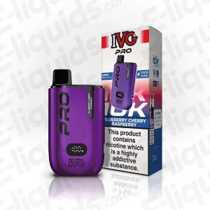 IVG Pro 12 20mg Blueberry Cherry Raspberry Prefilled Pod Kit