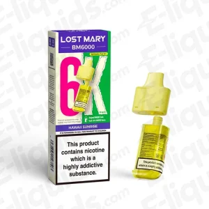 Lost Mary BM6000 Hawaii Sunrise Prefilled Pod