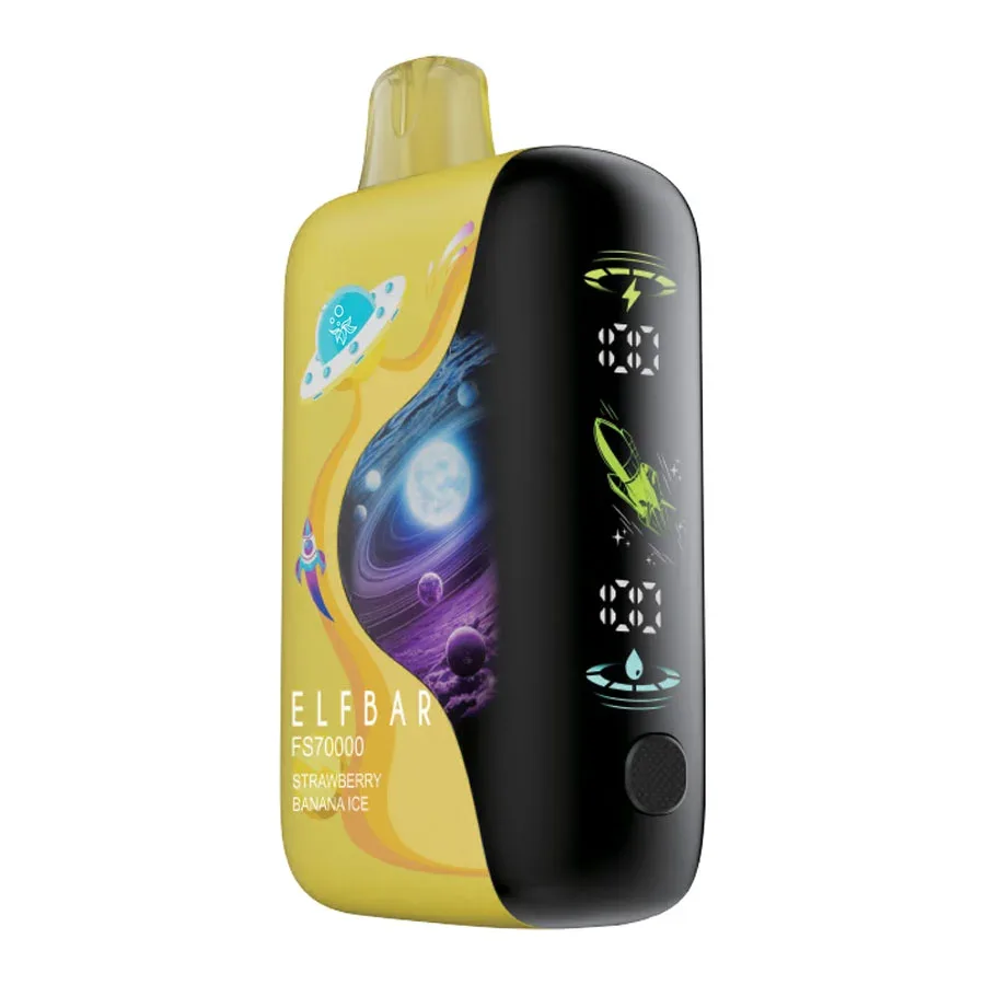 Elf Bar FS70K Disposable Vape Device - Strawberry Banana Ice 20ml