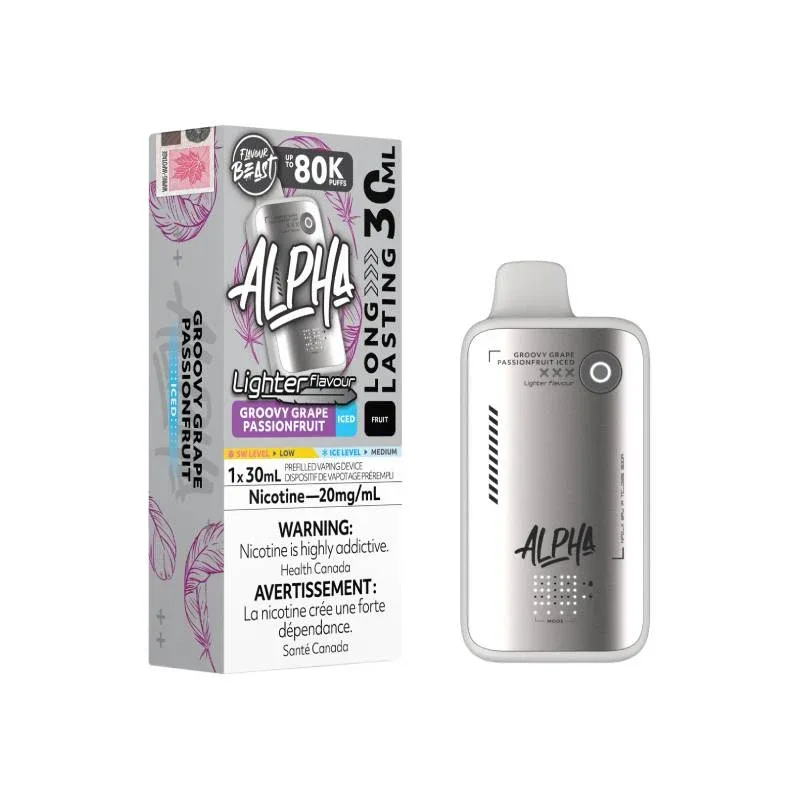 Flavour Beast ALPHA 80K Light Flavours - Groovy Grape Passionfruit
