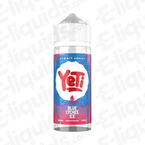 Yeti Summit Series 100ml Shortfill Blue Lychee Ice Vape Juice