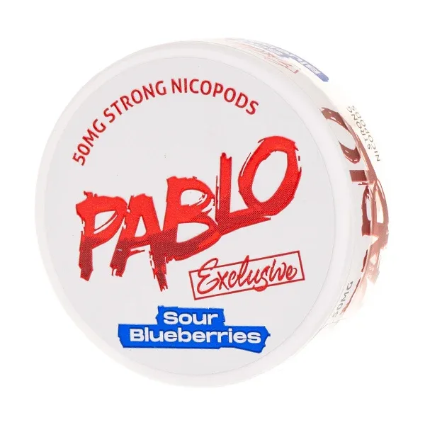 Exclusive Sour Blueberries Nicotine Pouches by Pablo