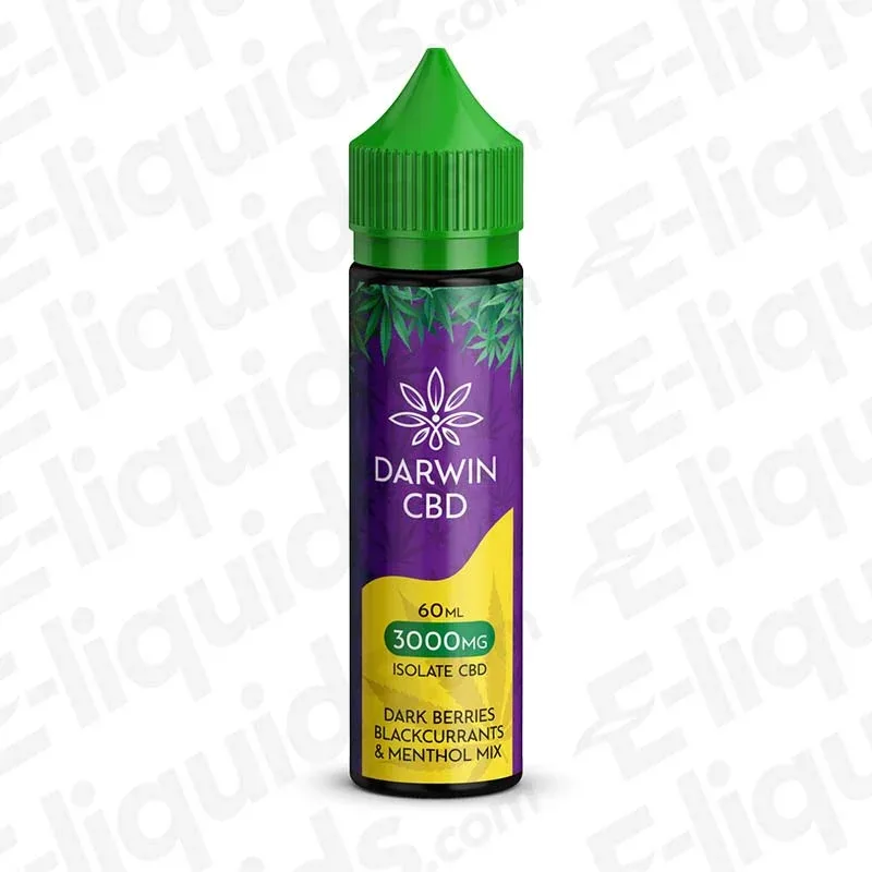 Darwin CBD 60ml Dark Berries Blackcurrants & Menthol Mix Vape Juice