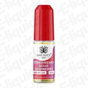 Bar Juice 5000 Strawberry Sour Raspberry Nic Salts