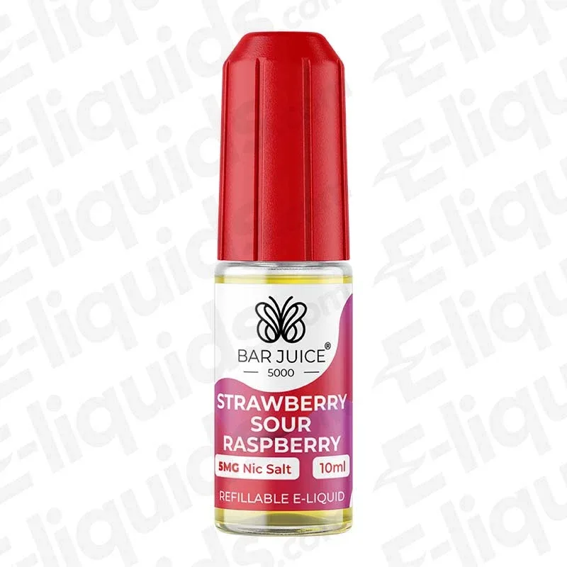Bar Juice 5000 Strawberry Sour Raspberry Nic Salts