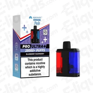 Hayati Pro Ultra+ 25K Blue Sour Raspberry Prefilled Pod