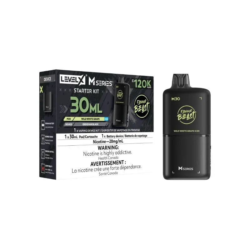 Level X M30 Series - Wild White Grape Ice Starter Bundle
